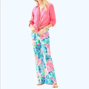 ❌SOLD❌Lilly Pulitzer Bal Harbour Linen Palazzo